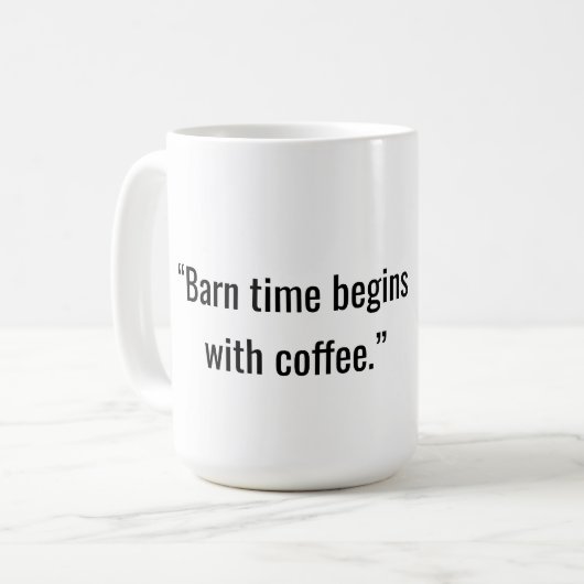 HORSE ART! KAFFEETASSE (Vorderseite Links)