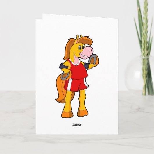 Horse as Runner Karte (Rückseite)