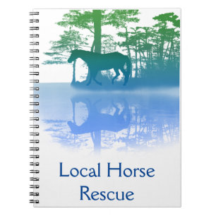 Horse At Twilight Notebook Notizblock