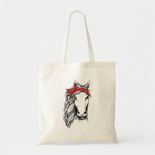 Horse Bandana Tragetasche (Vorne)