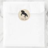 Horse Barnyard Farm Party Danke Stickers (Tasche)