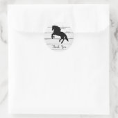 Horse Barnyard Farm Party Danke Stickers (Tasche)