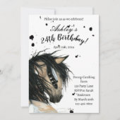 Horse Birthday Card by Amylyn Bihrle Einladung (Vorderseite)