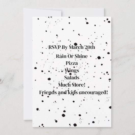 Horse Birthday Card by Amylyn Bihrle Einladung (Rückseite)