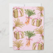 Horse Birthday Invitation with Black Girl Einladung (Rückseite)