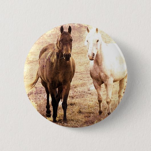 Horse Buddies Sepia Button (Vorderseite)