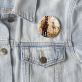 Horse Buddies Sepia Button (Beispiel)