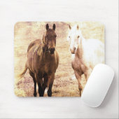Horse Buddies Sepia Mousepad (Mit Mouse)