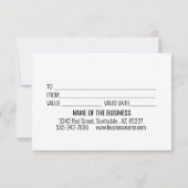 Horse Business Riding Services Gift Certificate Einladung