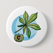 Horse Chestnut Leaf and Conker Button (Vorderseite)