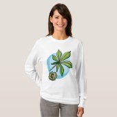 Horse Chestnut Leaf and Conker T-Shirt (Vorne ganz)