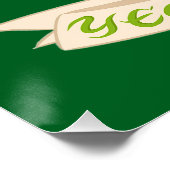 Horse Chinese New Year 2026 Cute Lucky Glossy  Poster (Ecke)