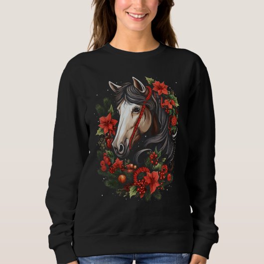 Horse Christmas Graphic T-Shirts for Men Women (Vorderseite)