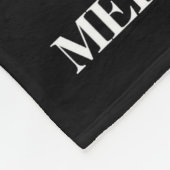 Horse Christmas Tree Black And White Equestrian Fleecedecke (Ecke)