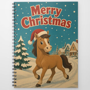Horse Cottage Lane Tier Weihnachten Notizblock