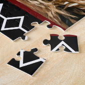 Horse Cowboy Hat Lasso Western Pattern Puzzle (Seite)