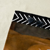 Horse Cowboy Hat Lasso Western Pattern Strandtuch (Beispiel)