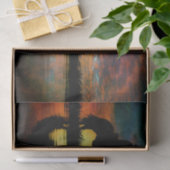 Horse Cowboy Silhouette Sunset Seidenpapier (Geschenk)