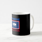 Horse Creek Wyoming Kaffeetasse (VorderseiteRechts)