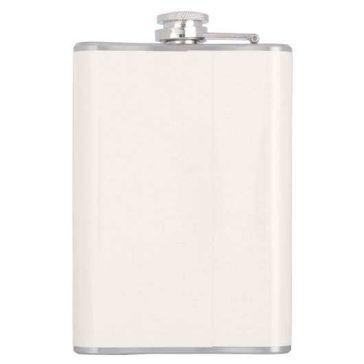 Horse Custom Name Equestrian Style Elegant Flachmann (Rückseite)