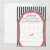 Horse Derby Brautparty Bingo Begleitkarte (Vorne/Hinten)