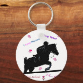 Horse Doodles Schlüsselanhänger (Vorderseite)