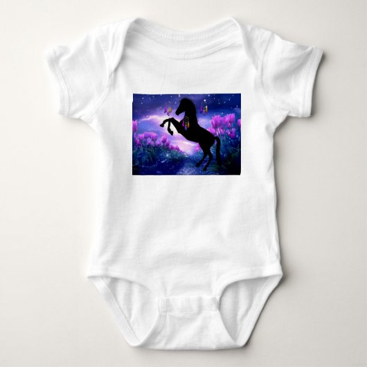 Horse Dreamcatcher Baby Strampler (Vorderseite)
