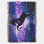 Horse Dreamcatcher Decke (Vorderseite Vertikal)