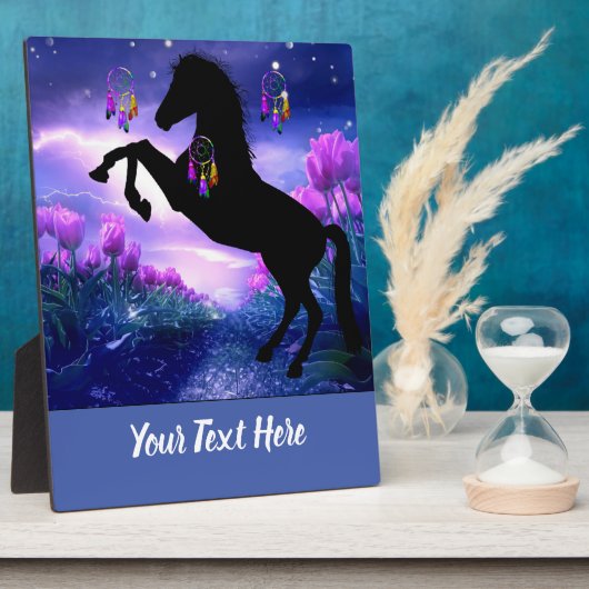 Horse Dreamcatcher Fotoplatte (Seite)