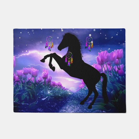 Horse Dreamcatcher Fußmatte (Vorderseite)
