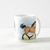 Horse Educational Equine Anatomie Kaffeetasse (VorderseiteRechts)