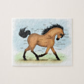 Horse Educational Equine Anatomie Puzzle (Horizontal)