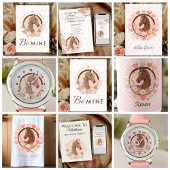 Horse Elegant Birthday Einladung