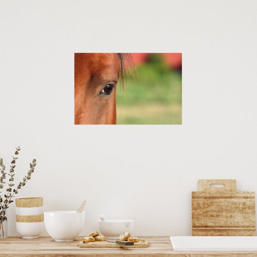 Horse Eye Poster (Küche)