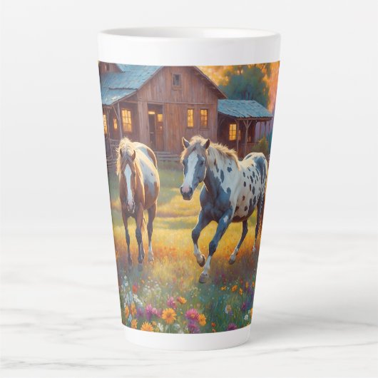 Horse Farm Milchtasse (Vorderseite)
