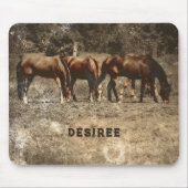 Horse Farm Vintage Country Rustic Western Mousepad (Vorne)