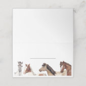 Horse Fill in Platzkarte (Außenseite Aufgefaltet)