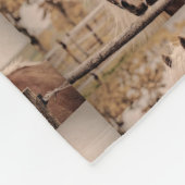 HORSE FLEECE BLANKET. (Ecke)