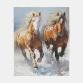 Horse Fleecedecke (Vorderseite)