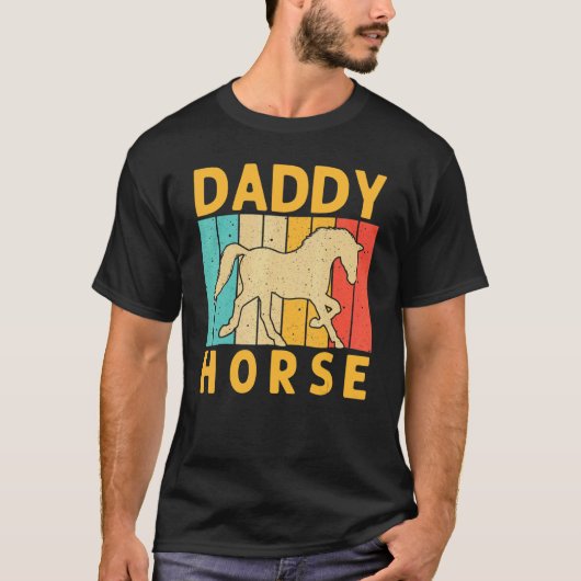 Horse For Dad Grandpa Horse  Horse Racing T-Shirt (Vorderseite)