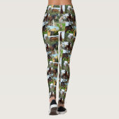 Horse Foto Collage, Ladys Full Print Leggings. Leggings (Rückseite)
