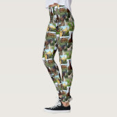 Horse Foto Collage, Ladys Full Print Leggings. Leggings (Links)