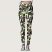 Horse Foto Collage, Ladys Full Print Leggings. Leggings (Vorderseite)