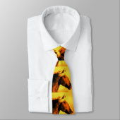 Horse Fotografy Artwork Neck Tie Krawatte (Gebunden)