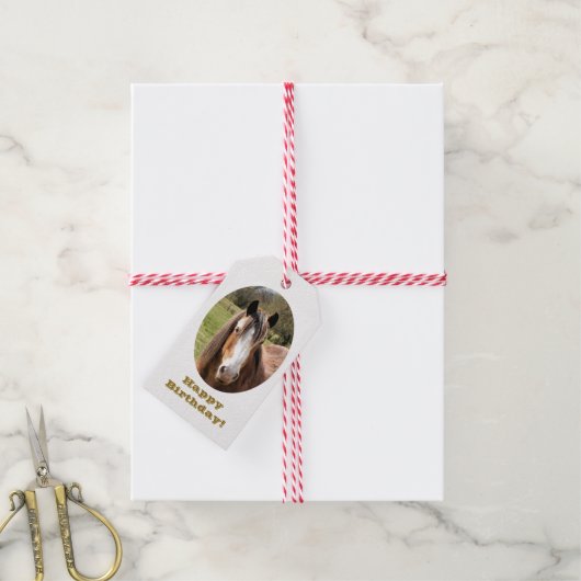 HORSE GESCHENKANHÄNGER (Mit Garn)