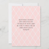 Horse Girl Birthday Einladung (Rückseite)