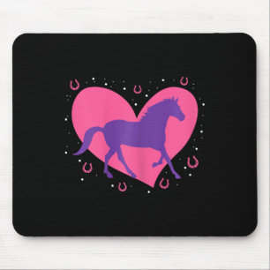Horse Girl Horseback Riding Equestrian Horse Lover Mousepad