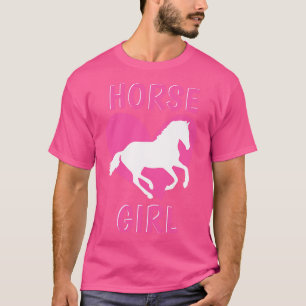 Horse Girl Horseback Riding Equestrian Horse Lover T-Shirt