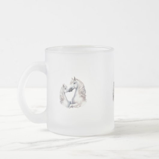 HORSE GLASS MATTGLASTASSE (Links)