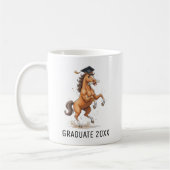 Horse Graduation Personalized Kaffeetasse (Links)